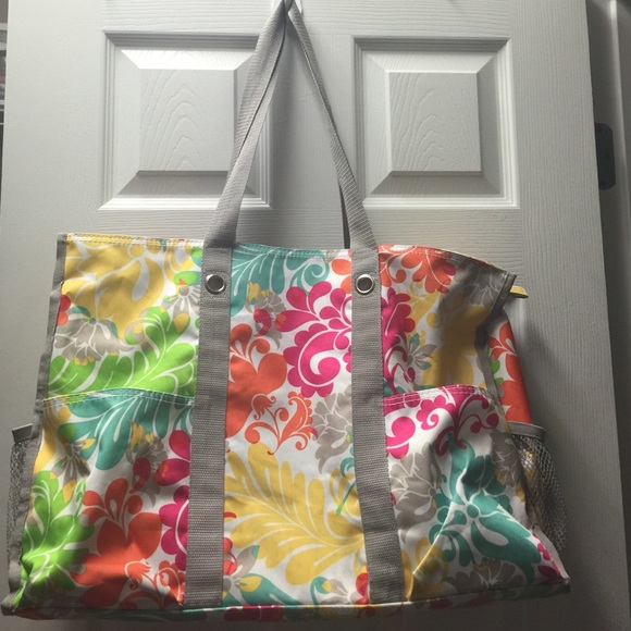 Thirty-One large zippered organizing utility tote