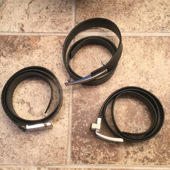 Set of men's belts