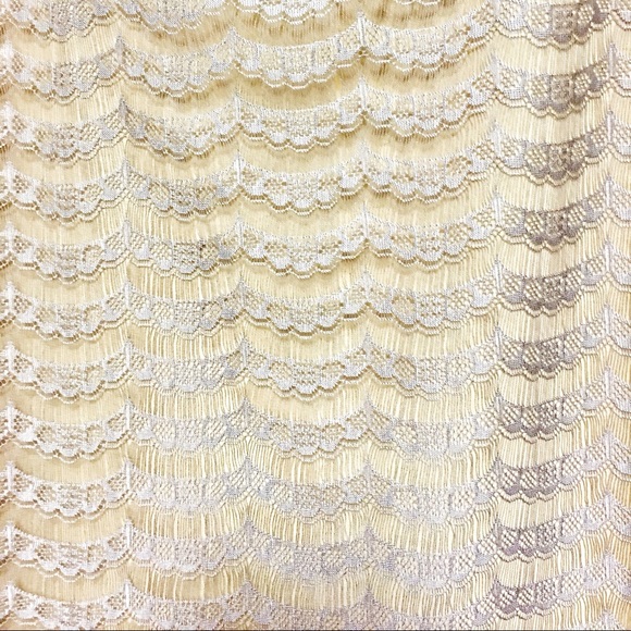 nwot//j.crew • nude blouse with lace overlay - Picture 3 of 3