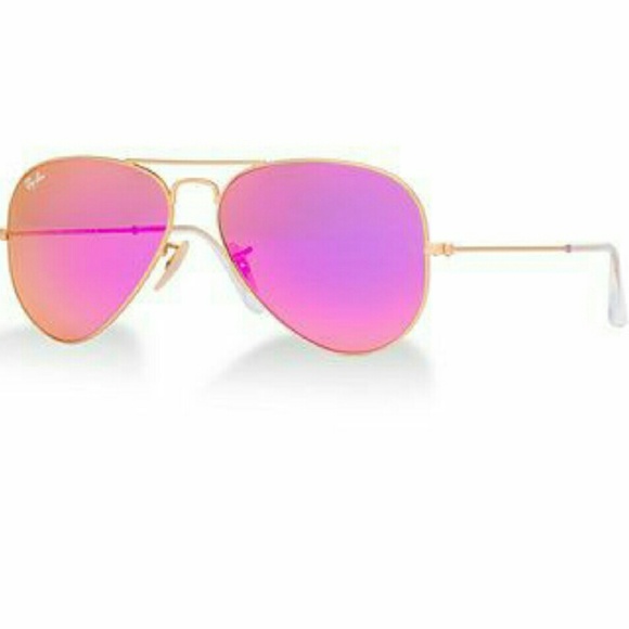 Pink/Fusia flash aviators