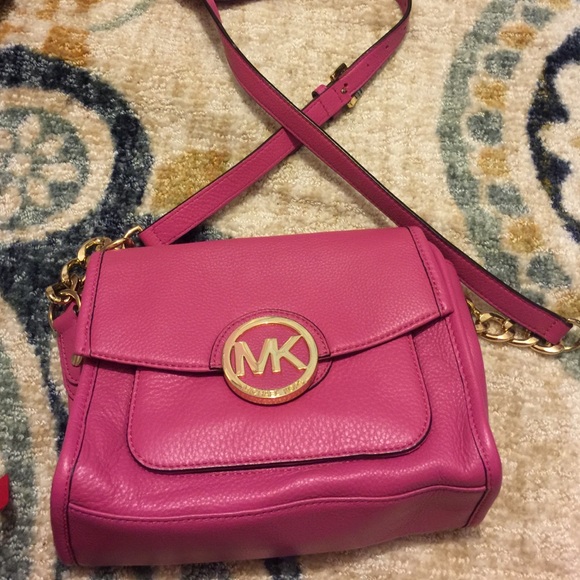 Pink Michael Kors Cross Body