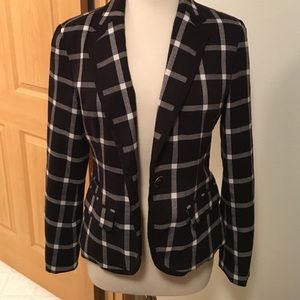 Checkered blazer