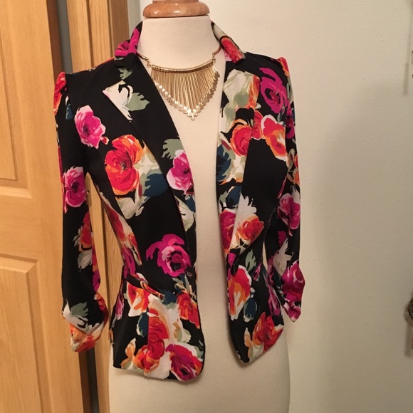 Floral Blazer