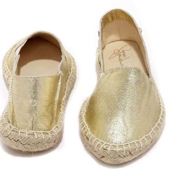 ❌❌SOLD❌❌Report signature espadrilles Gold