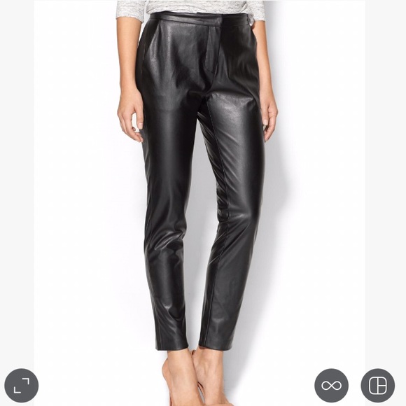 Twelfth Street by Cynthia Vincent Pants - Faux leather trousers Twelfth Street by Cynthia Vincent Pants - Faux leather trousers