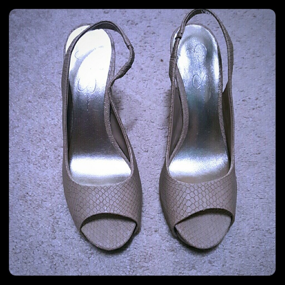 Jessica Simpson Open Toe Pumps
