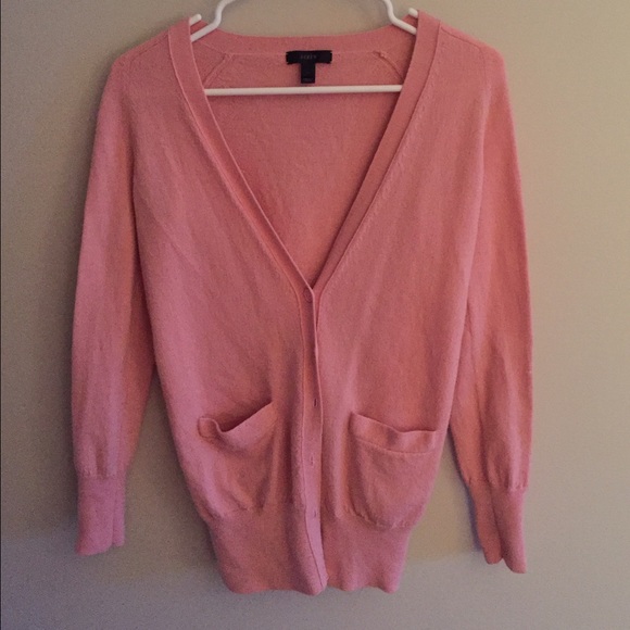Pink cardigan