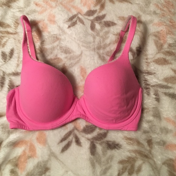 Pink bra