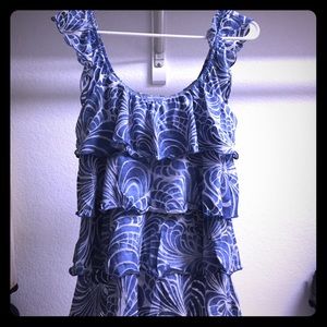 Ruffled tank