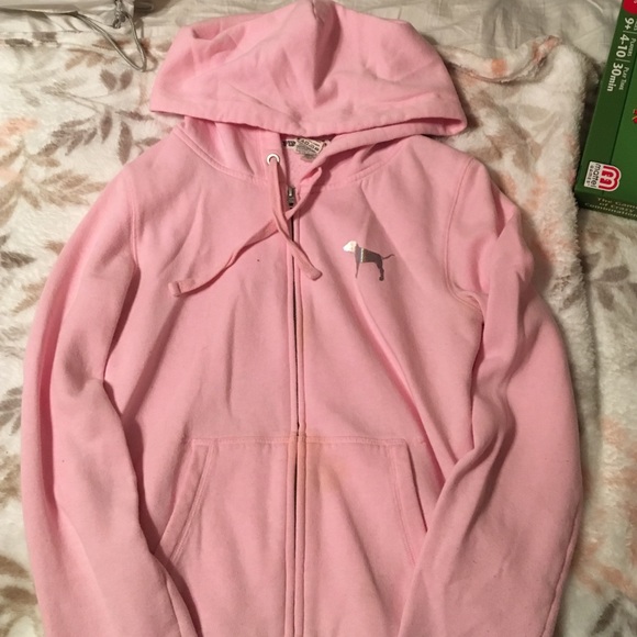 Pink hoodie