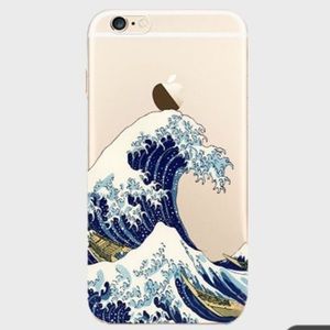 Hard transparent wave iPhone 6/6s case