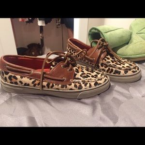 Cheetah Print Sperry's