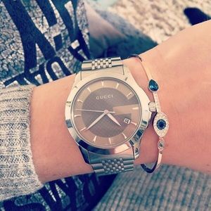 Swarovski Duo Evil Eye Bangle