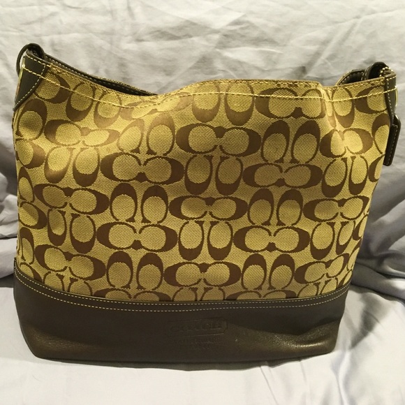 Coach fabric Signature Shoulder Bag