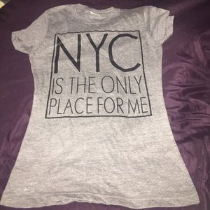 NYC cotton tee. Never been worn 💜💜🛍