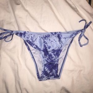 Tie Dye Blue Swimsuit bottoms
