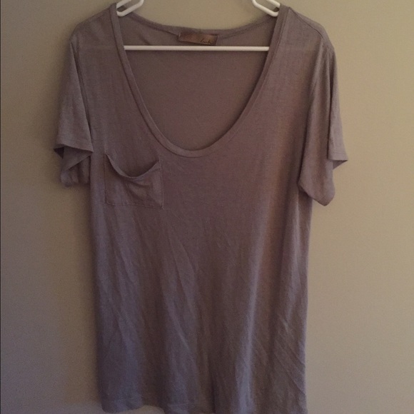 Grey sheer tunic