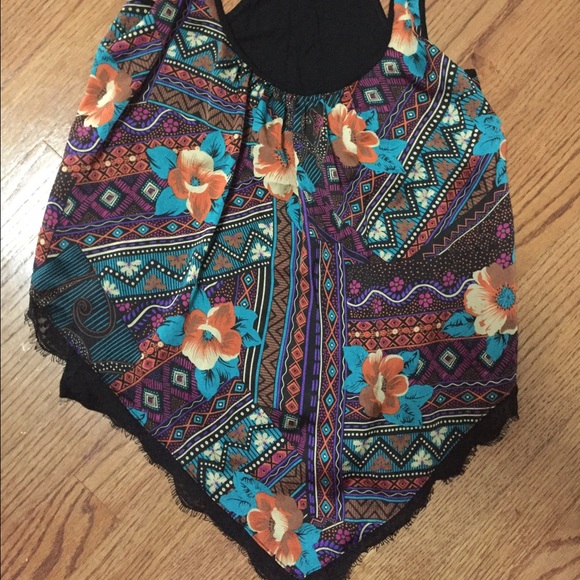 Cute Rayon super soft  racer back tank size S - Picture 1 of 4