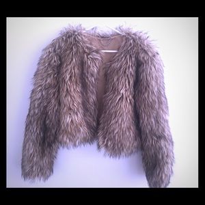 faux fur urban jacket