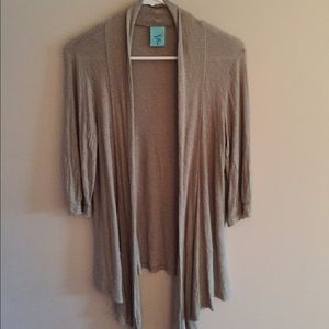 Olive green flowy cardigan