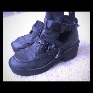 Double strap Jeffrey Campbell boots