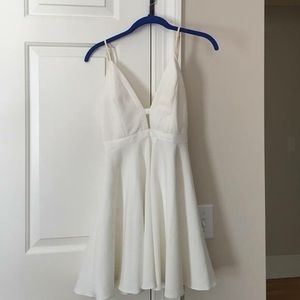 NBD white dress from revolve size S