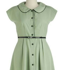 Green Modcloth Dress! Rockabilly Style!!!