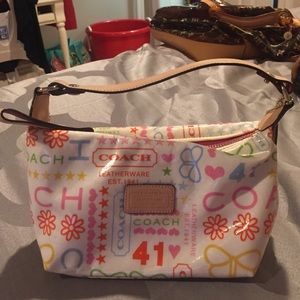 Funk print coach bag