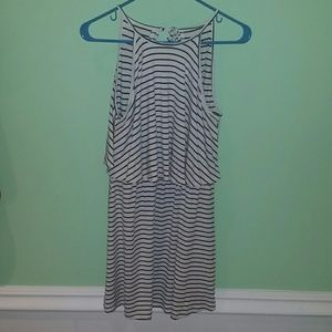 American Eagle Soft & Sexy High Neck Flounce dress