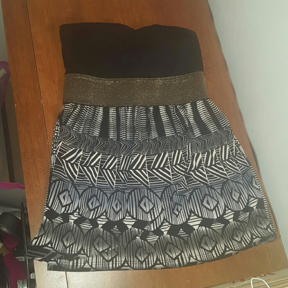 Dressy strapless top