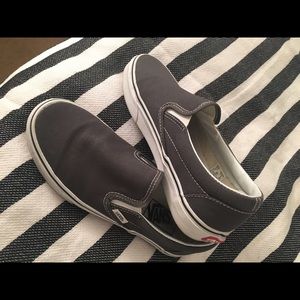 Grey Slip-on Vans