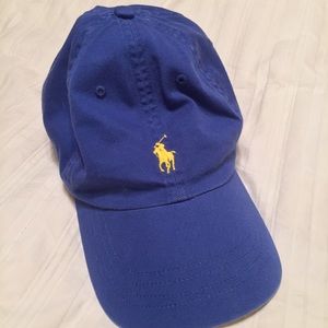 Uni-sex blue signature Polo baseball hat
