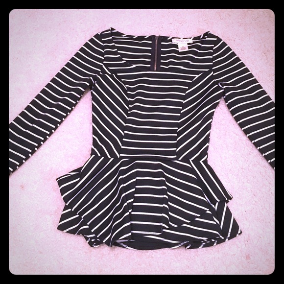 Arden B. Peplum top