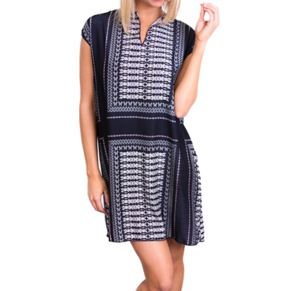 Print Flowy Dress - Picture 2 of 4