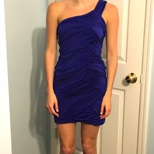 Misope Draped One-Shoulder Dress Size M