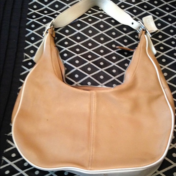 Coach Handbags - Cream and camel coach purse