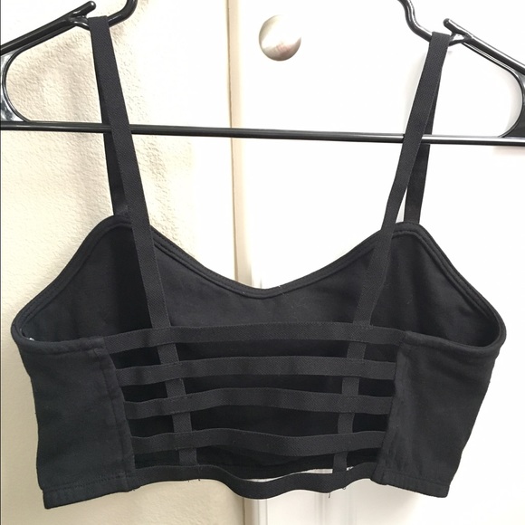 Black Caged Bralette