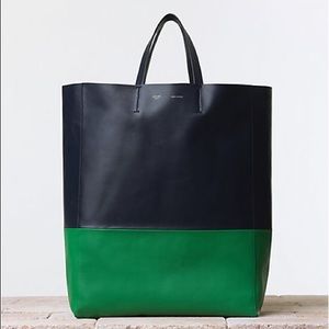 WANTED: Celine Vertical Cabas in Grass Navy