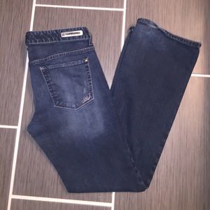 Express dark denim jeans