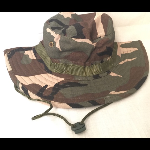 Camouflage Bucket Hat.