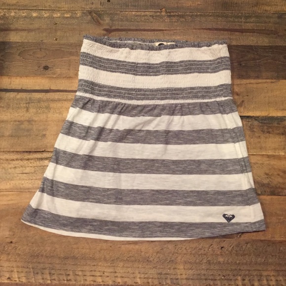 Roxy stripped strapless top