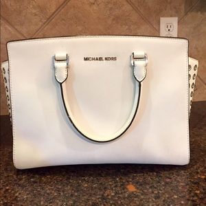 Michael Kors White Tote