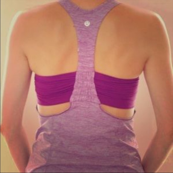 Lululemon pink turbo tank size 8