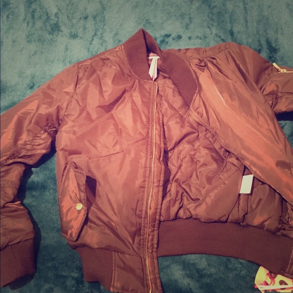Olive Green Bomber  Jacket XS NWTs - Picture 1 of 3