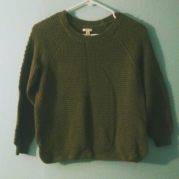 Mustard Green Sweater