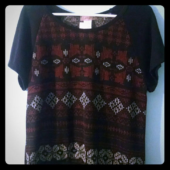 Red and Black Shirt
