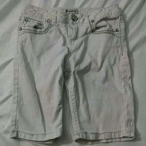 White Shorts Mudd Kids