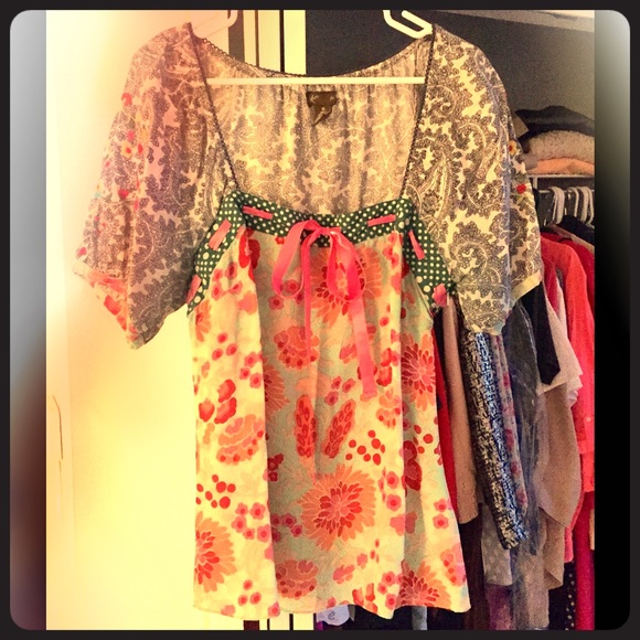 Beautiful Silk & Cotton Top