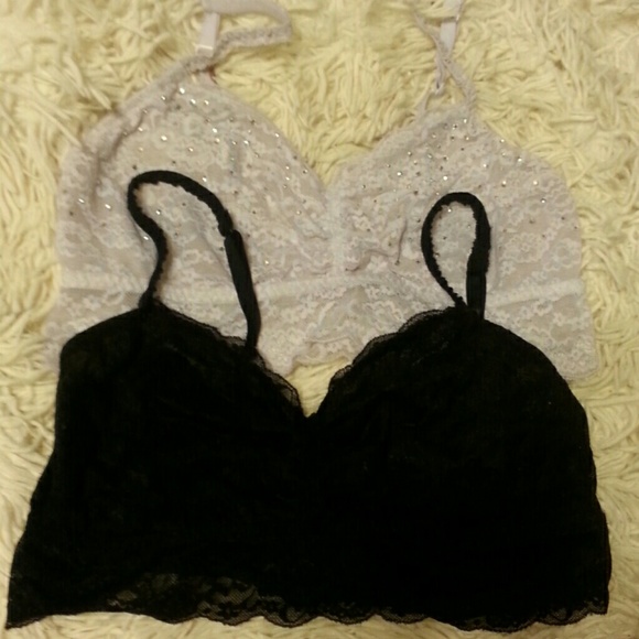 Two lacy brallettes