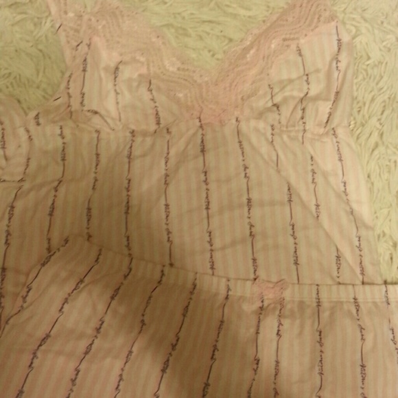 NWOT Matching night slip, sleep shorts, and chemis